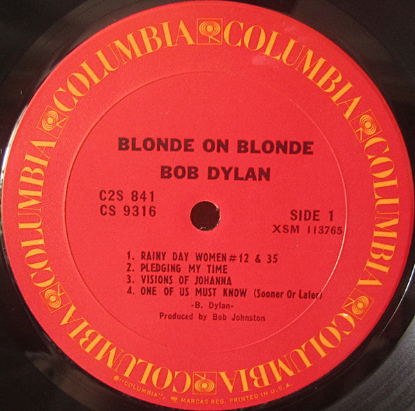 Bob Dylan : Blonde On Blonde (LP,Album,Reissue,Stereo)