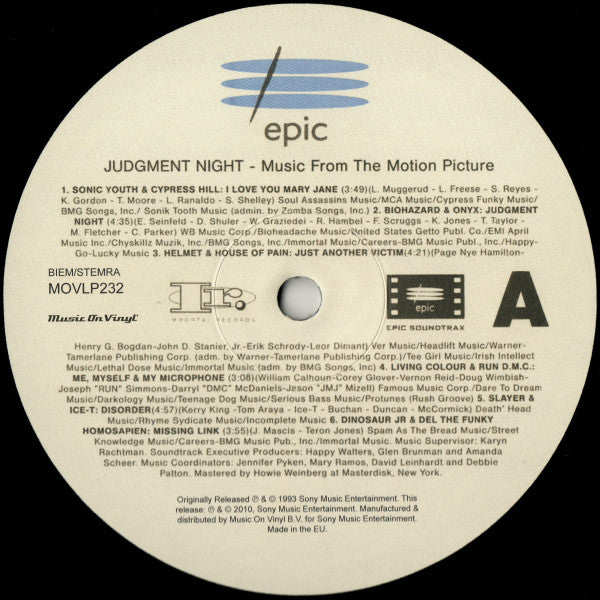 Various : Judgment Night (Music From The Motion Picture) (LP,Album,Reissue)