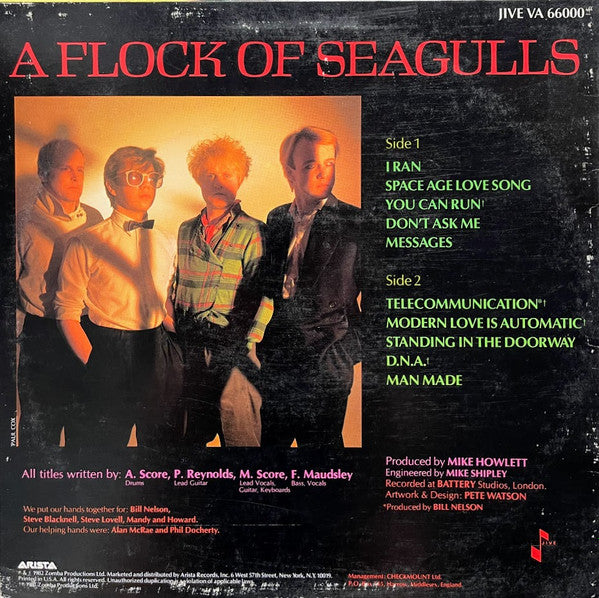 A Flock Of Seagulls : A Flock Of Seagulls (LP,Album)