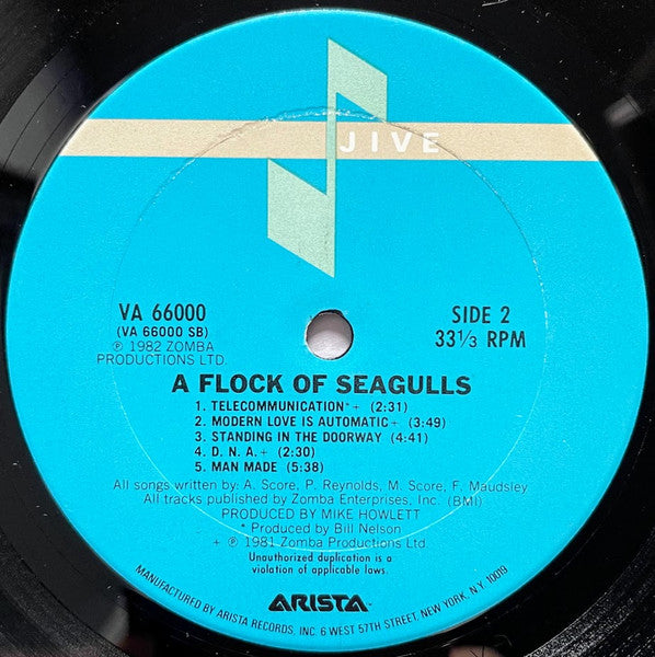 A Flock Of Seagulls : A Flock Of Seagulls (LP,Album)