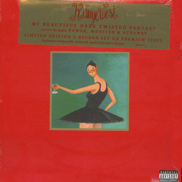 Kanye West : My Beautiful Dark Twisted Fantasy (LP,Album,Limited Edition)