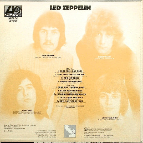 Led Zeppelin : Led Zeppelin (LP,Album,Reissue,Club Edition)