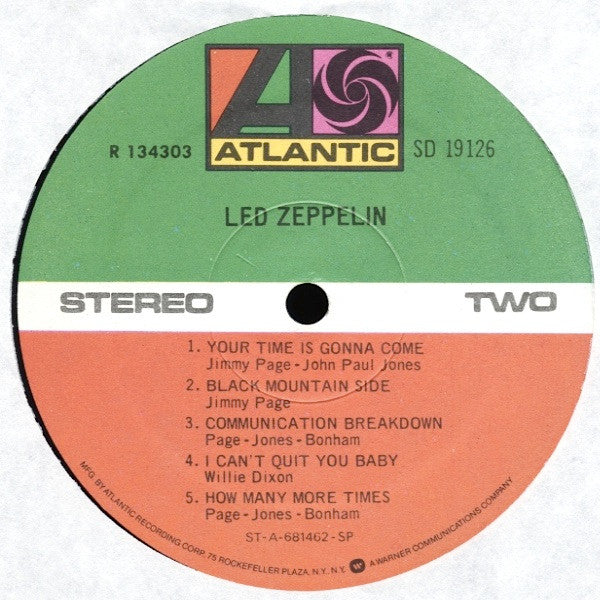 Led Zeppelin : Led Zeppelin (LP,Album,Reissue,Club Edition)