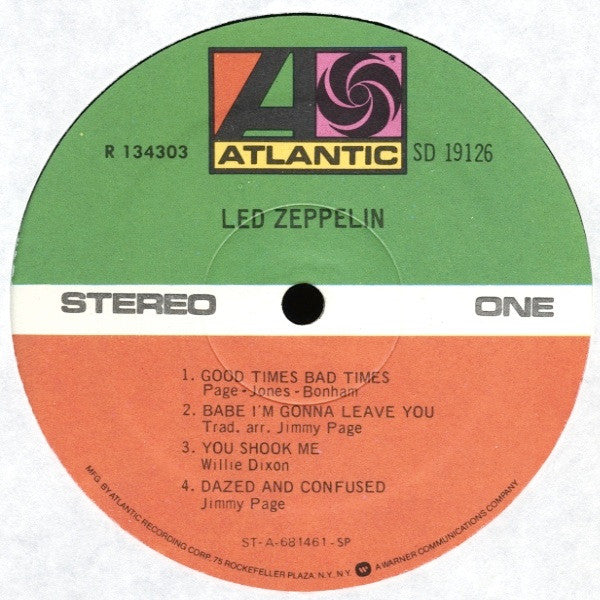 Led Zeppelin : Led Zeppelin (LP,Album,Reissue,Club Edition)