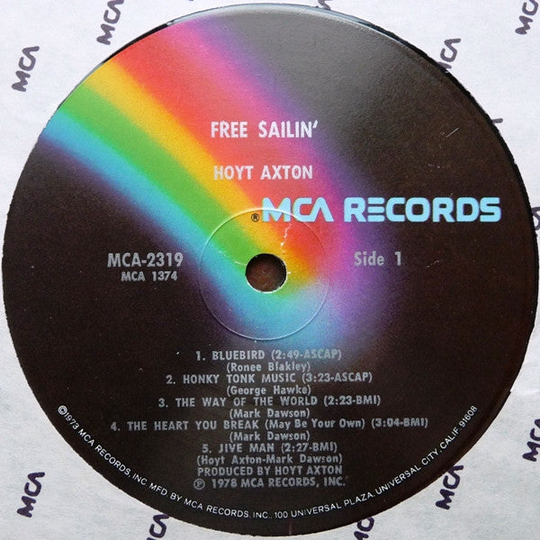 Hoyt Axton : Free Sailin' (LP,Album)