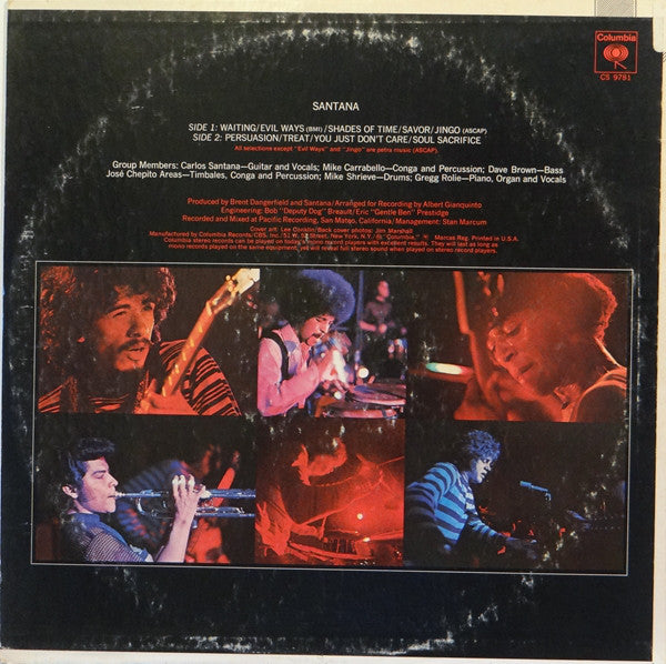 Santana : Santana (LP,Album,Reissue)