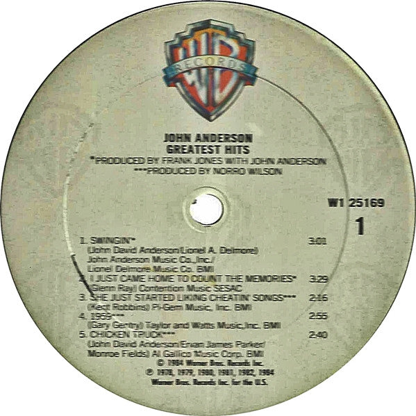 John Anderson (3) : Greatest Hits (LP,Compilation)