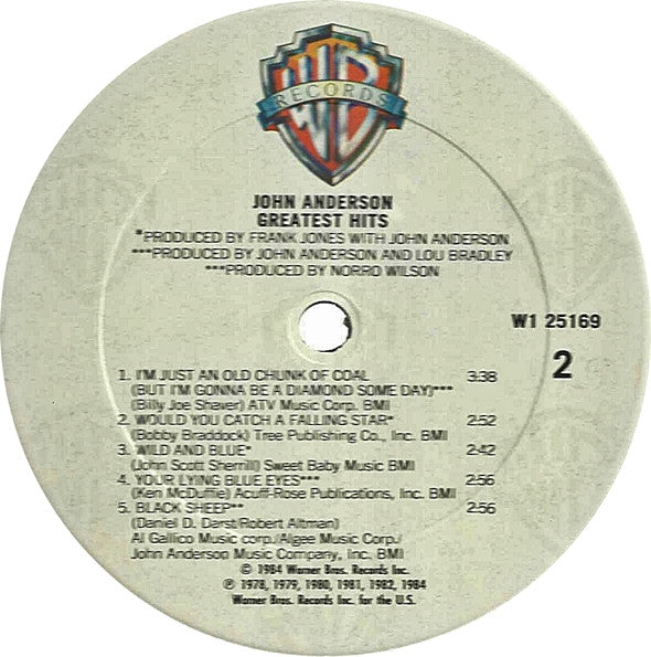 John Anderson (3) : Greatest Hits (LP,Compilation)