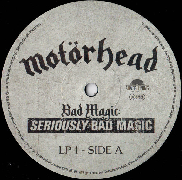 Motörhead : Bad Magic: Seriously Bad Magic (LP,Album,Reissue)