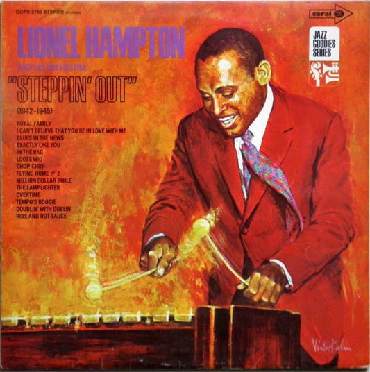 Lionel Hampton And His Orchestra : Steppin Out (1942-1945) (LP,Compilation)