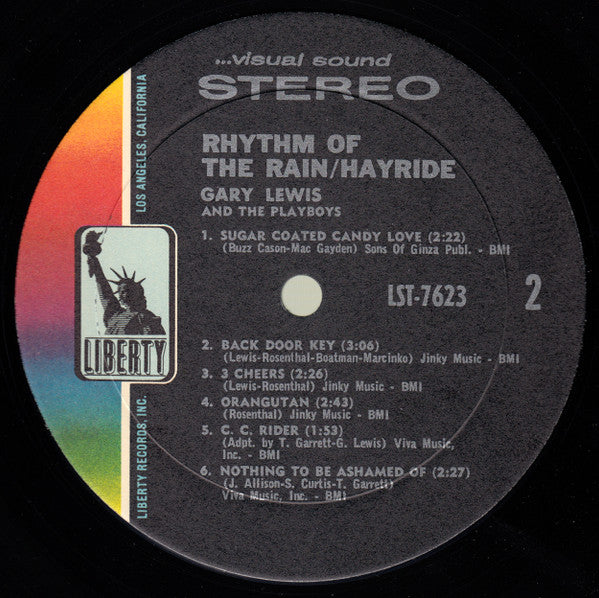 Gary Lewis & The Playboys : Rhythm Of The Rain / Hayride (LP,Album,Stereo)