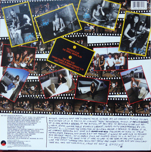 Metallica : The $5.98 E.P. - Garage Days Re-Revisited (12",33 ⅓ RPM,EP)