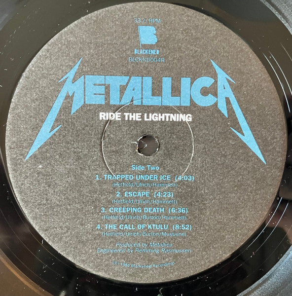Metallica : Ride The Lightning (LP,Album,Reissue,Remastered)