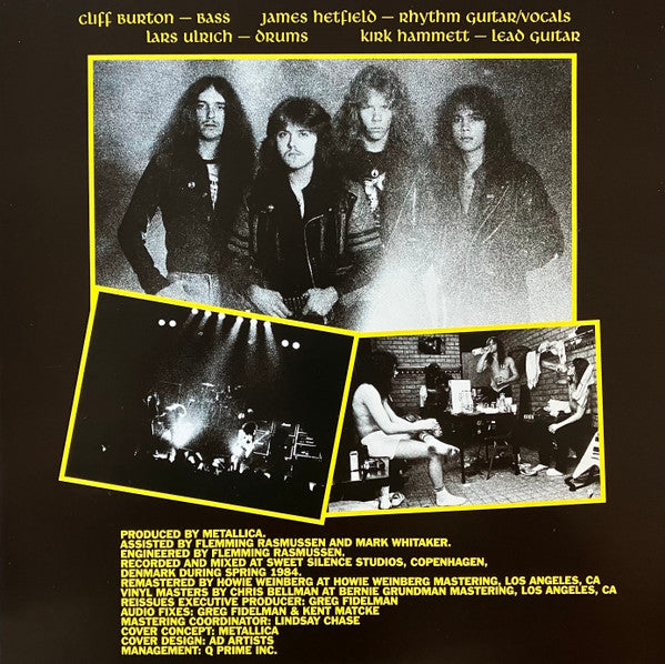 Metallica : Ride The Lightning (LP,Album,Reissue,Remastered)