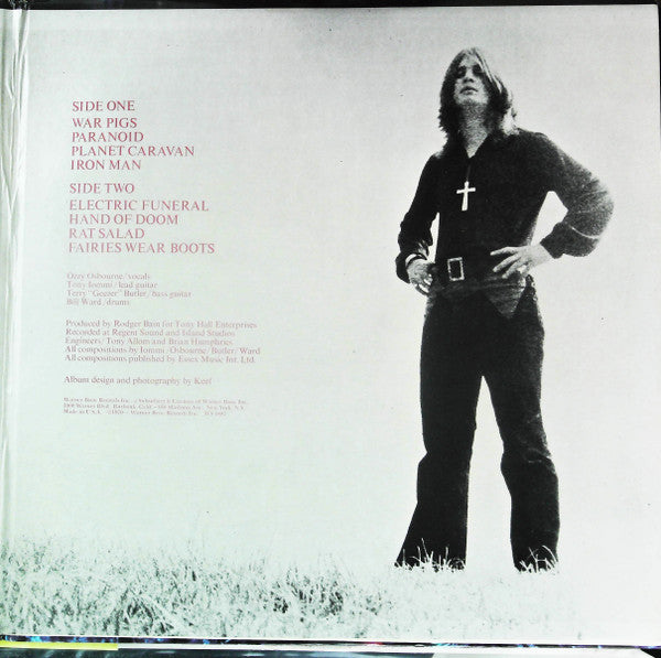 Black Sabbath : Paranoid (LP,Album,Repress)
