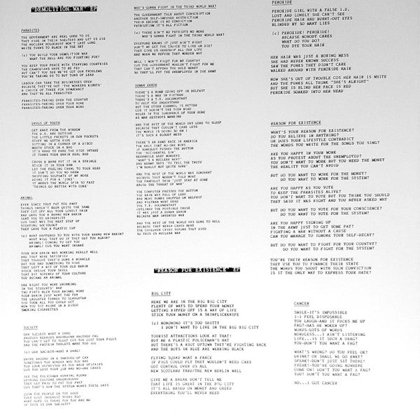 Subhumans : EP–LP (LP,Compilation,Reissue,Remastered)