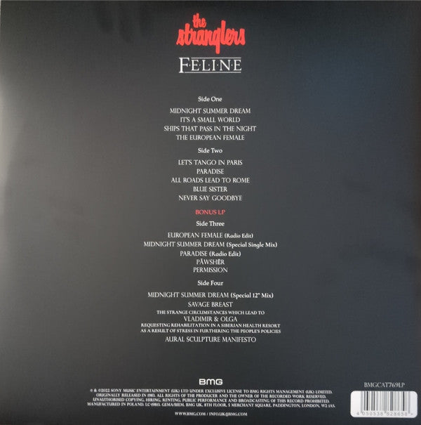 Stranglers, The : Feline (LP,Album,Reissue,Remastered)