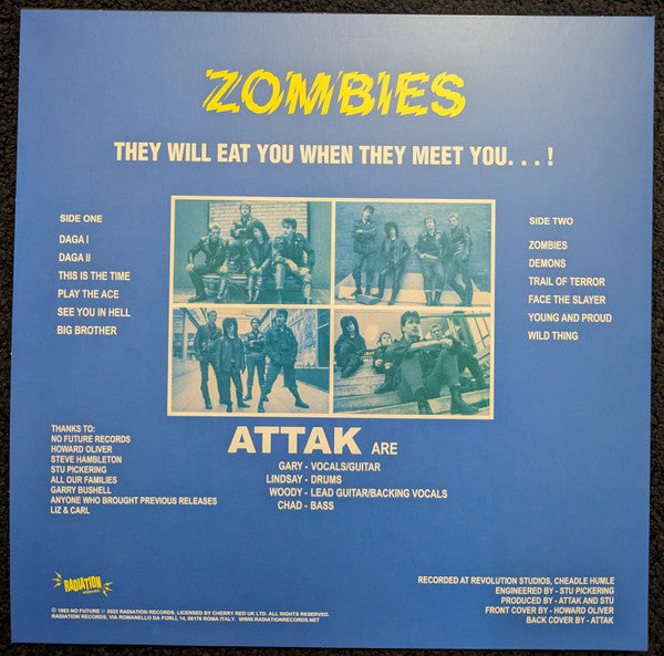 Attak : Zombies (LP,Album,Reissue)