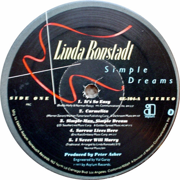 Linda Ronstadt : Simple Dreams (LP,Album)