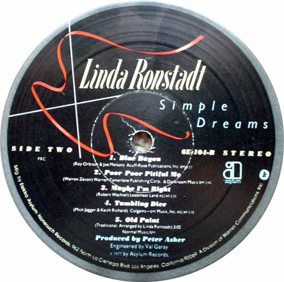 Linda Ronstadt : Simple Dreams (LP,Album)