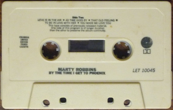 Marty Robbins : By The Time I Get To Phoenix (Album,Reissue)