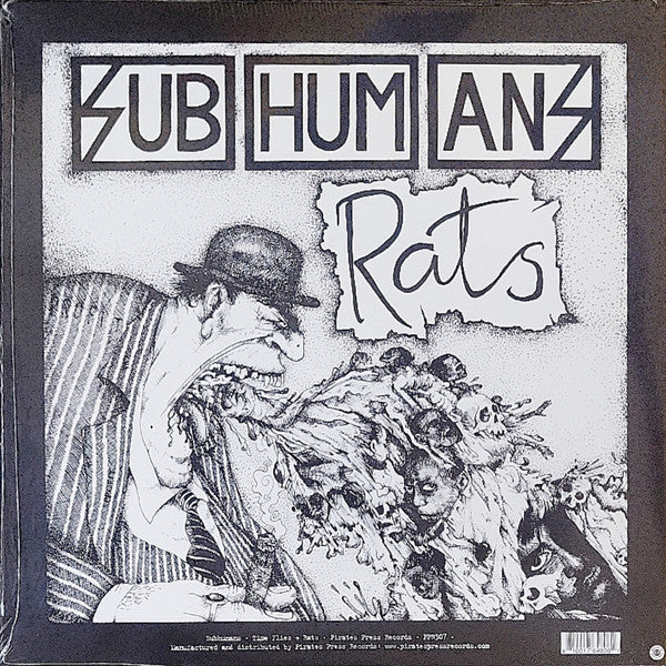 Subhumans : Time Flies + Rats (LP,Compilation,Reissue,Remastered)