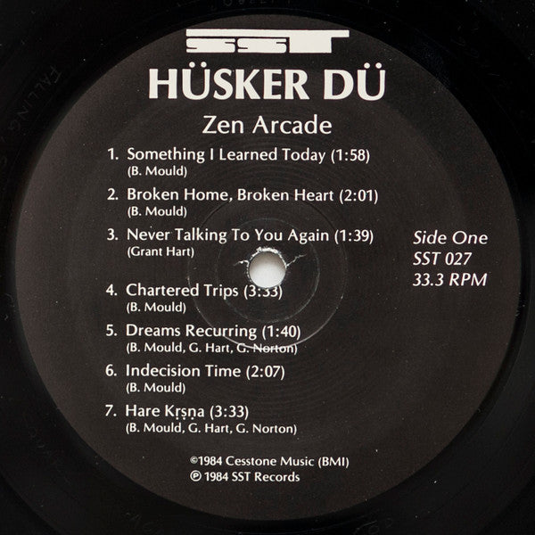 Hüsker Dü : Zen Arcade (LP,Album,Reissue)