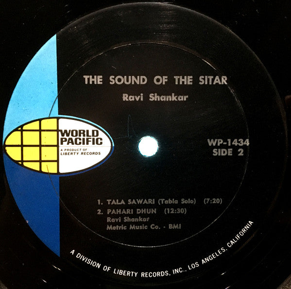 Ravi Shankar, Alla Rakha : Sound Of The Sitar (LP,Mono)