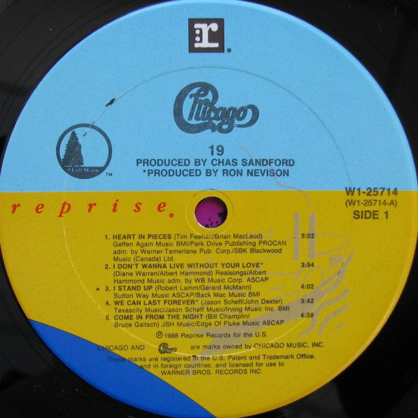 Chicago (2) : Chicago 19 (LP,Album,Club Edition)