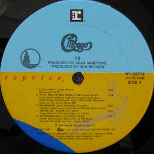 Chicago (2) : Chicago 19 (LP,Album,Club Edition)