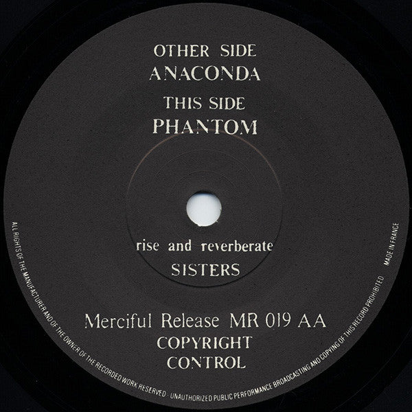 Sisters Of Mercy, The : Anaconda / Phantom (7",45 RPM,Single)