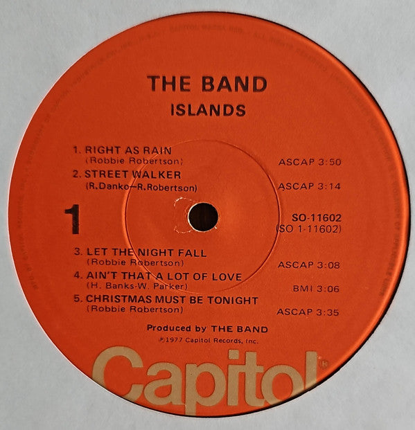 Band, The : Islands (LP,Album)