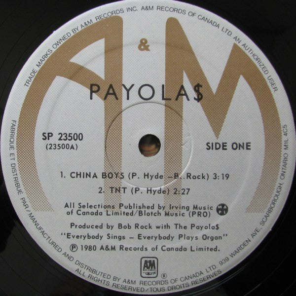 Payola$ : Introducing Payola$ (12",Mini-Album,33 ⅓ RPM)