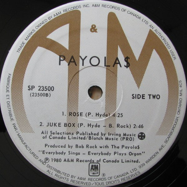 Payola$ : Introducing Payola$ (12",Mini-Album,33 ⅓ RPM)