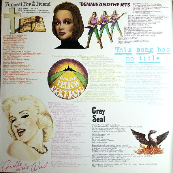 Elton John : Goodbye Yellow Brick Road (LP,Album,Reissue)