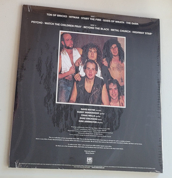 Metal Church : Live (LP,Album,Reissue,Repress)