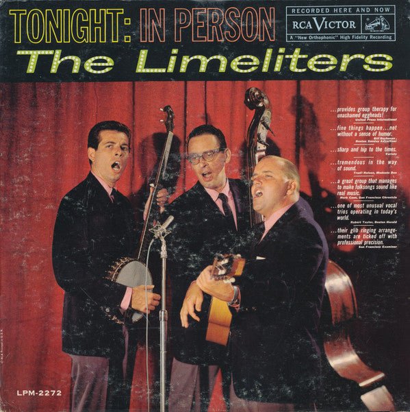 Limeliters, The : Tonight, In Person (LP,Album,Mono)