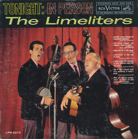 Limeliters, The : Tonight, In Person (LP,Album,Mono)