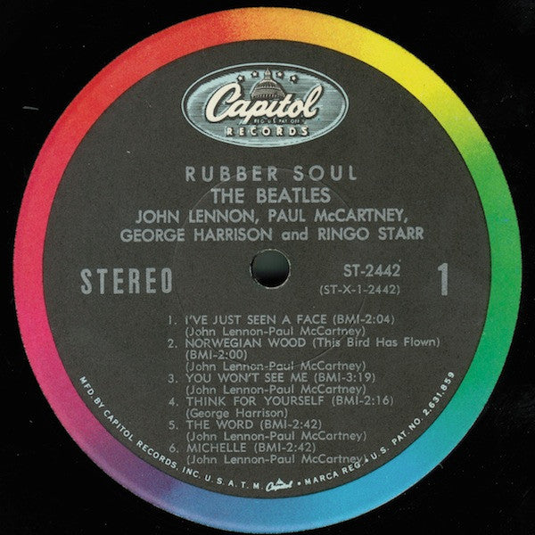 Beatles, The : Rubber Soul (LP,Album,Stereo)