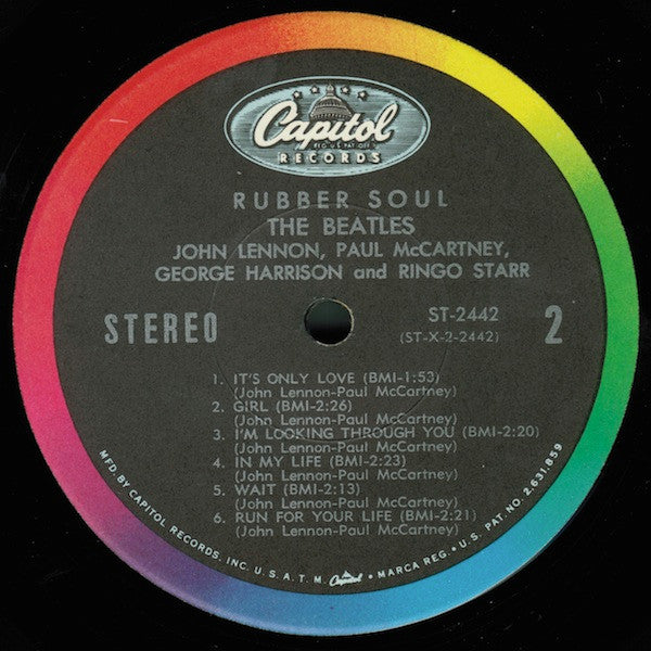 Beatles, The : Rubber Soul (LP,Album,Stereo)