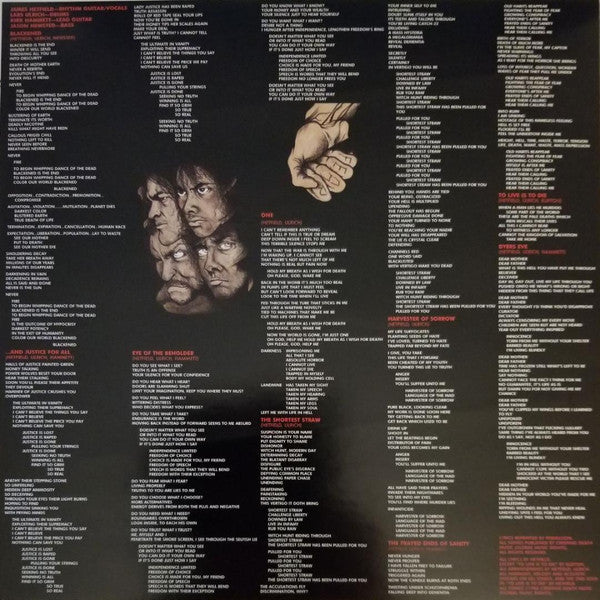 Metallica : ...And Justice For All (LP,Album,Reissue,Remastered,Stereo)