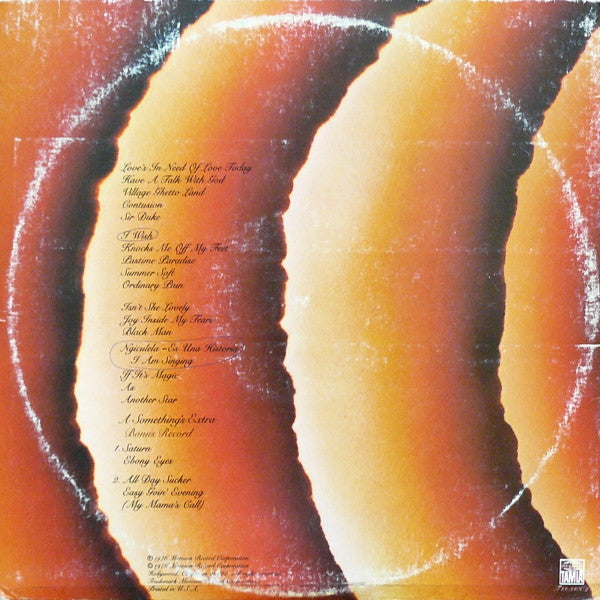 Stevie Wonder : Songs In The Key Of Life (LP)