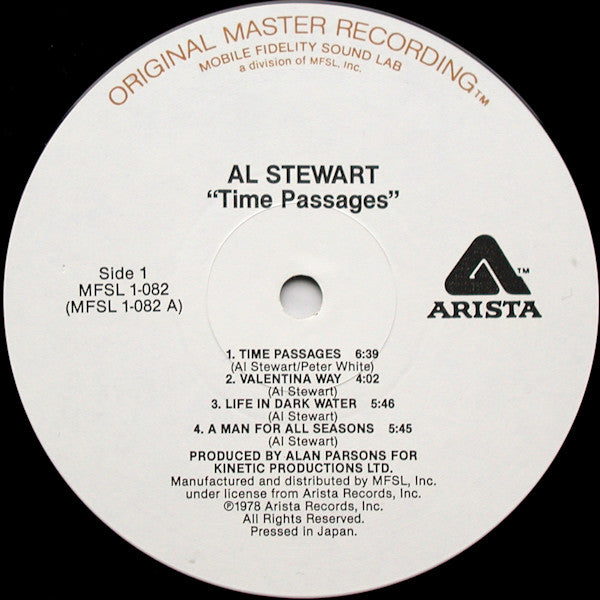 Al Stewart : Time Passages (LP,Album,Limited Edition,Reissue,Remastered,Stereo)