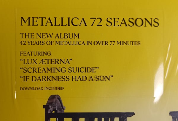 Metallica : 72 Seasons (LP,Album,Stereo)