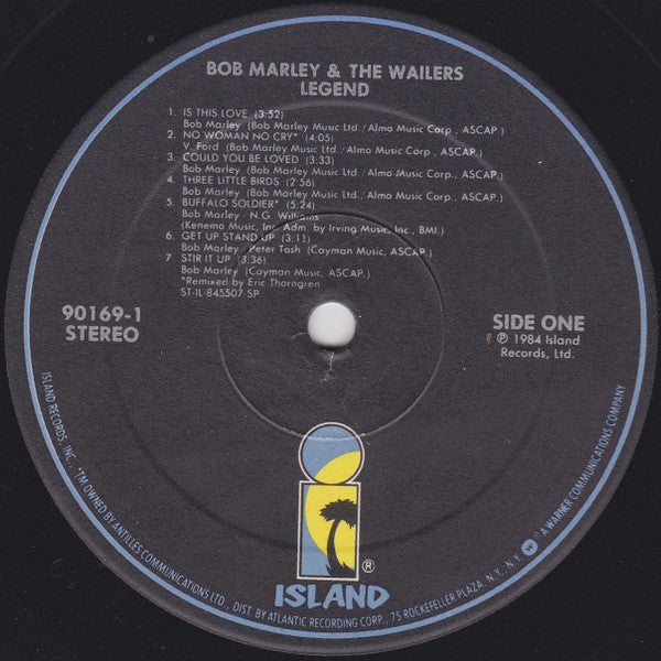 Bob Marley & The Wailers : Legend - The Best Of Bob Marley And The Wailers (LP,Compilation,Reissue)