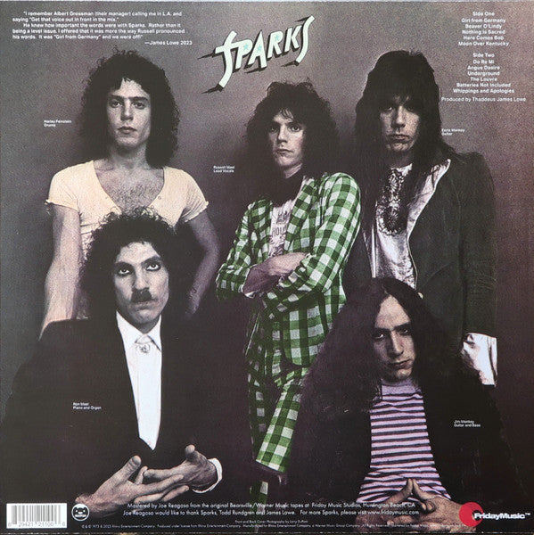 Sparks : A Woofer In Tweeter's Clothing (LP,Album,Record Store Day,Limited Edition,Reissue,Stereo)