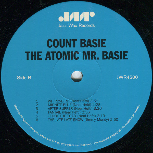 Count Basie : The Atomic Mr. Basie (LP,Album,Limited Edition,Reissue,Remastered)