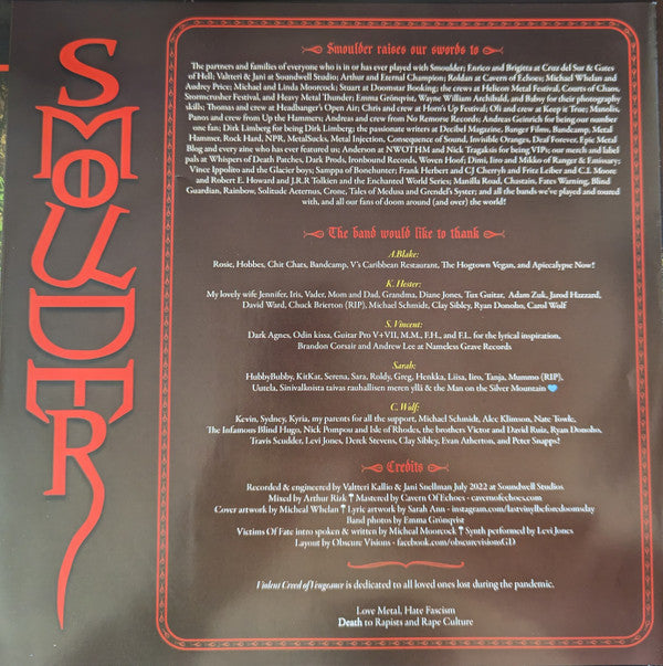 Smoulder : Violent Creed Of Vengeance (LP,Album)