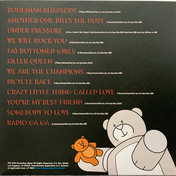Leo Flynn II : Rockabye Baby! Lullaby Renditions Of Queen (LP,Album,Record Store Day)
