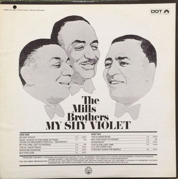Mills Brothers, The : My Shy Violet (LP,Album)